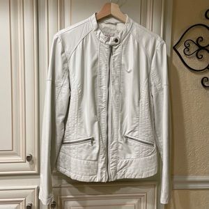 DB Faux Leather Jacket • Sz L • Like New